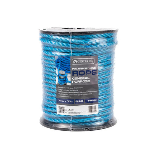 Centurion 10mm Polypropylene Rope, Blue, 73m Reel