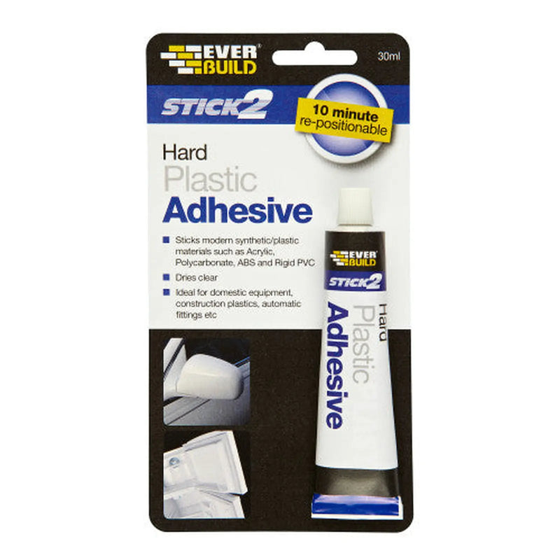 Centurion EverBuild Hard Plastic Adhesive, 30ml - Pack of 10