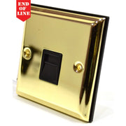 Centurion Victorian Brass Secondary Telephone Socket - Pack of 5