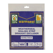 Centurion Warmseal Extra Thick Weather seal Sealing Strip, Black, 3.5m - Pack of 5
