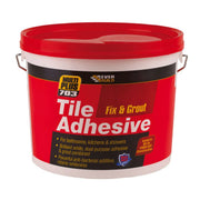 Centurion Everbuild Fix & Grout Tile Adhesive White (750g) - Pack of 12