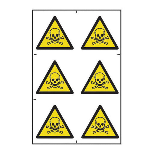Centurion Danger of Death symbols - Self Adhesive PP (200 x 300mm) - Min Order 2