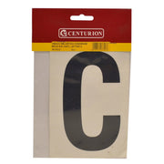 Centurion 150mm Black Self Adhesive Vinyl Letter C - Pack of 5