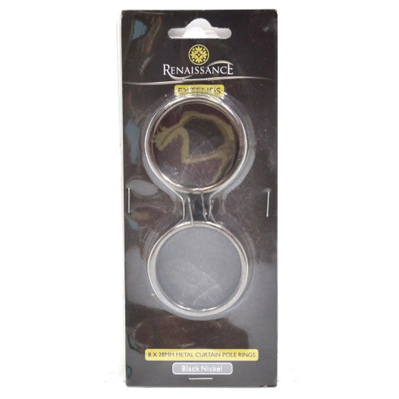 Centurion Renaissance Ball Rings Black Nickel 8pk 28/25mm - Pack of 10