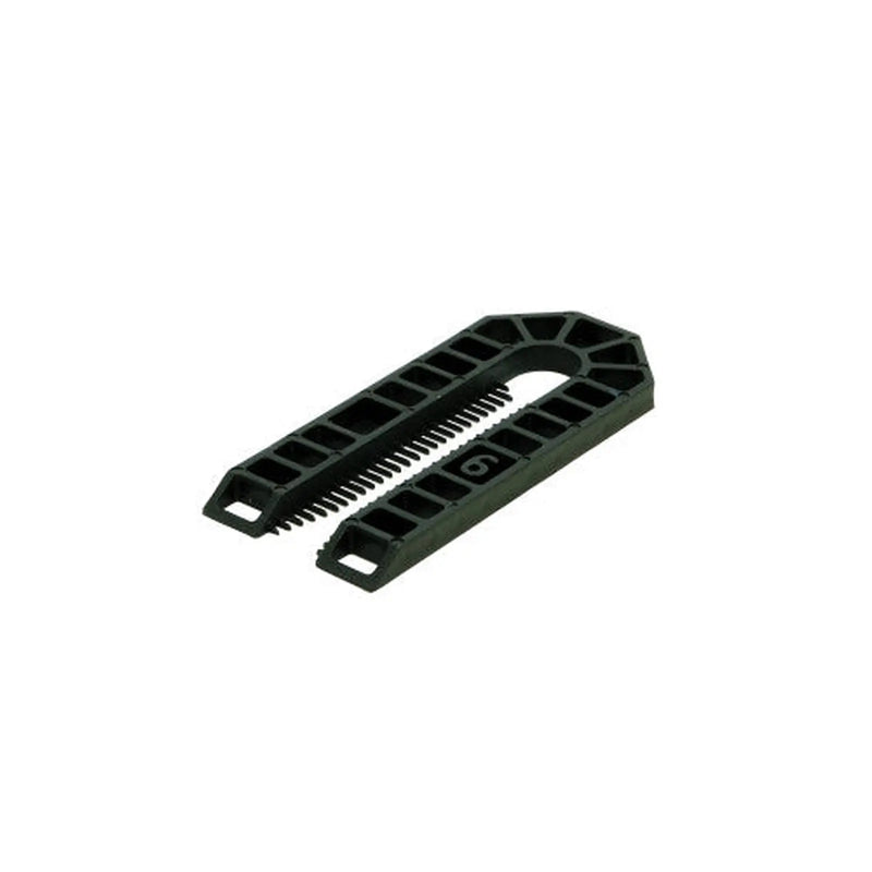 Centurion 6mm x 43mm x 100mm Black Standard 'U' Shim  (500)