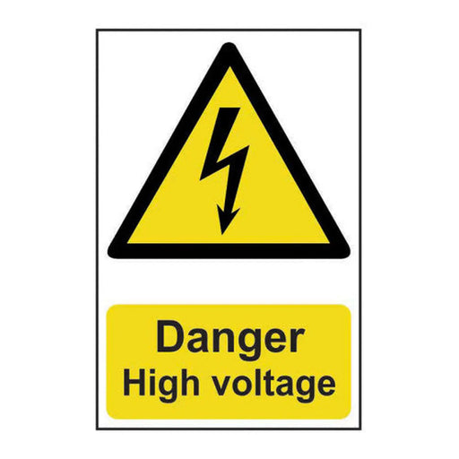 Centurion Danger High voltage - Self Adhesive PP (200 x 300mm) - Min Order 2