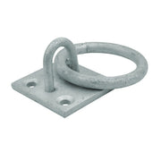 Centurion Steel Ring On Plate, Galvanised, 8mm x 50mm - Pack of 10