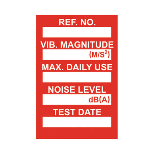 Centurion 'Vibration Control' Mini Tag Insert, Red (Pack of 20)