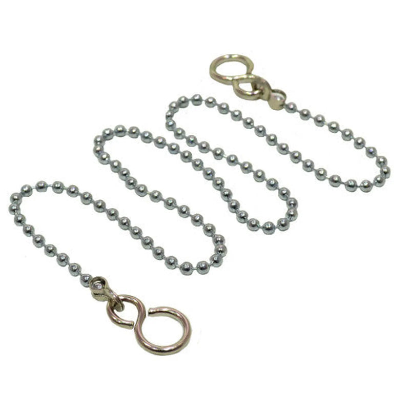 Centurion 12" Basin Chain With Hooks - Chrome - Pack of 5