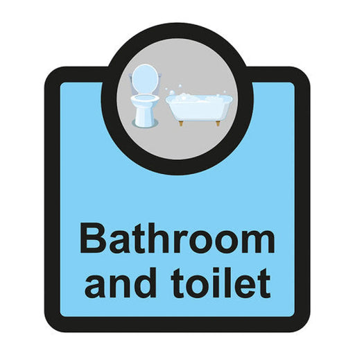Centurion Assisted Living Sign: Bathroom and toilet - S/A FMX (266 x 310mm)
