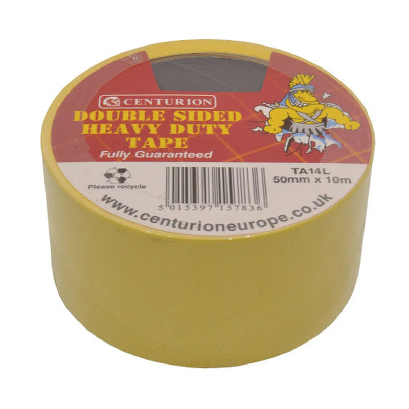 Centurion Double Sided Tape, 50mm x 10m - Pack of 6