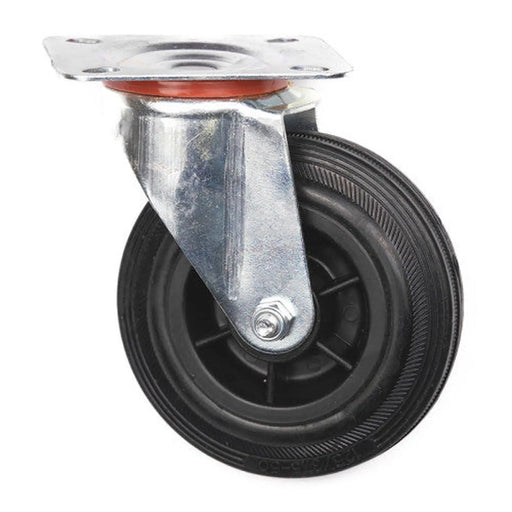 Centurion 125mm Rubber Swivel Castor (9021125)