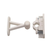Centurion White Plastic Door Catch - Pack of 5