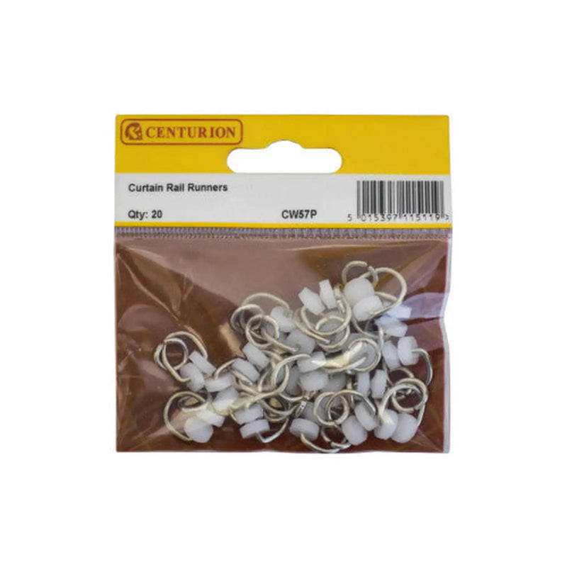 Centurion Curtain Rail Runners (Pack of 20) - Pack of 5