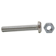 Centurion M8 x 50mm Machine Screws & Nuts - Zinc Plated - (100)