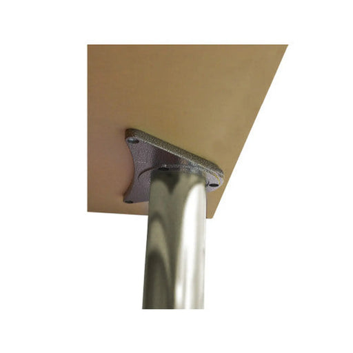 Centurion Worktop Support Leg - Brushed Nickel - 870mm Length x 60mm Diameter
