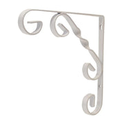 Centurion Wrought Iron Scroll Brackets, White Finish, 150mm - Pack of 10