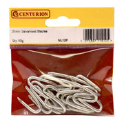 Centurion 25mm Galv Staples - Pack of 5
