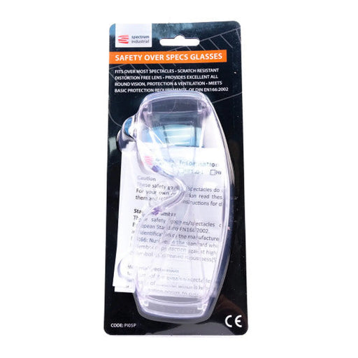 Centurion General Purpose Cover Spectacles - Clear Lens - Min Order 4