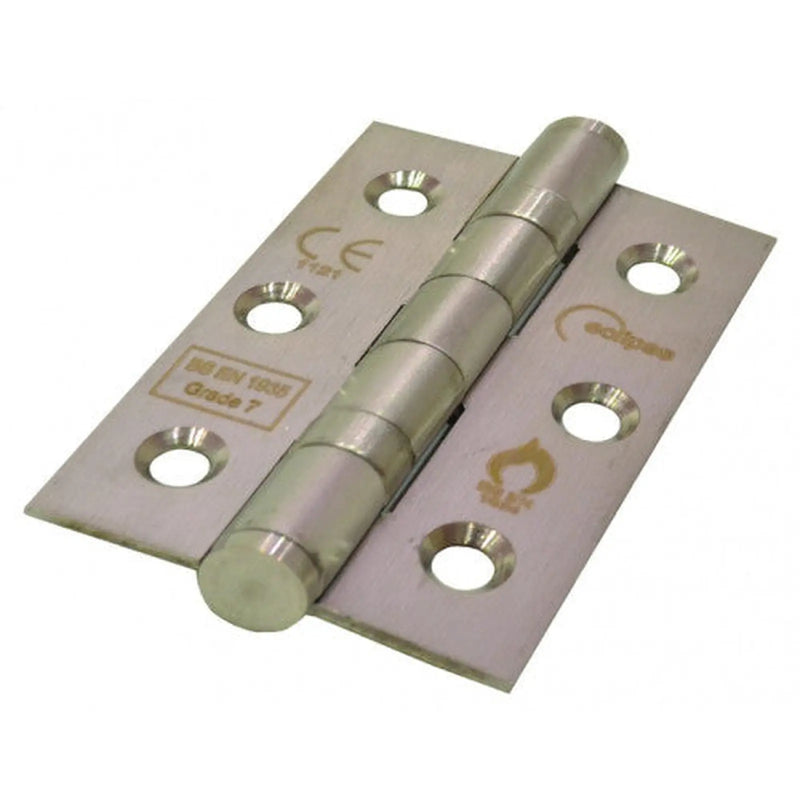 Centurion 76mm x 51mm Satin CE7 Stainless Ball Bearing Hinges - Pack of 5