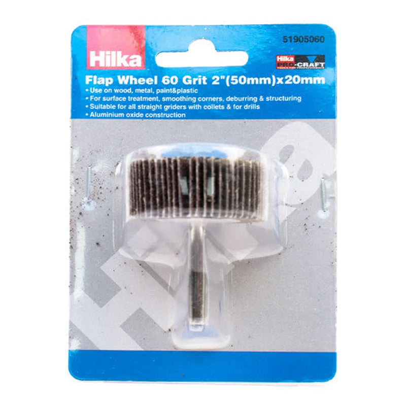 Centurion Hilka Flap Wheel 60 Grit (50mm) x 20mm - Pack of 5