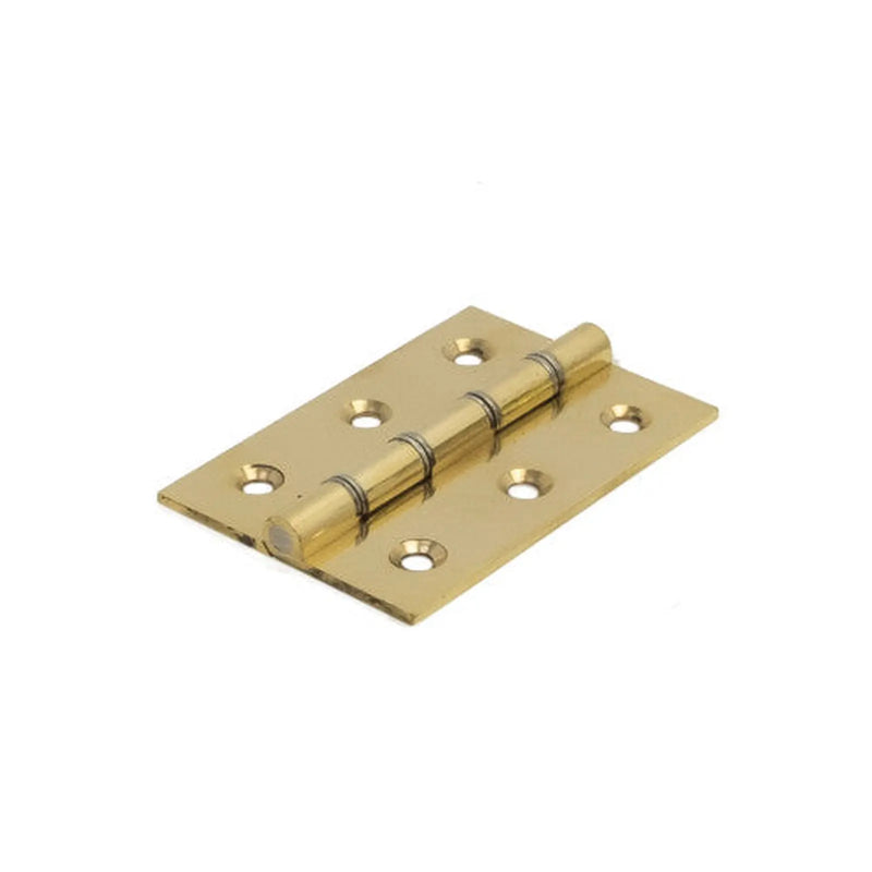 Centurion Butt Hinges, Polished Brass, 76mm x 51mm - Pack of 10