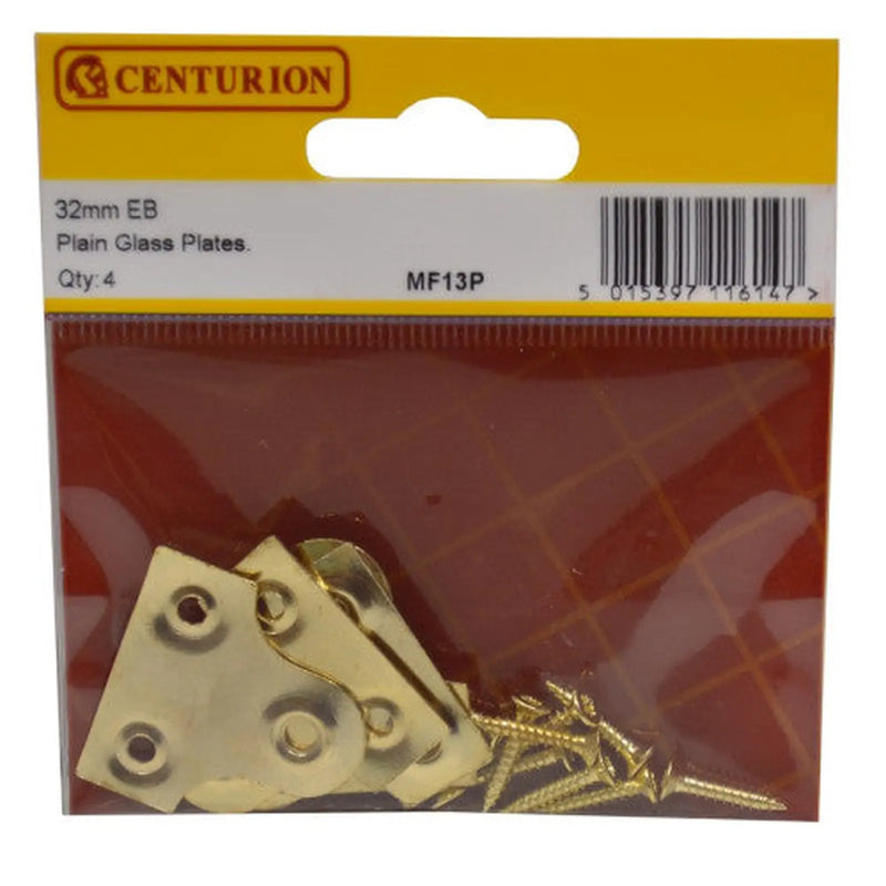 Centurion 32mm EB Plain Glass Plate (Pack of 4) - Pack of 5