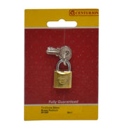 Centurion Brass  'Tri-Circle' Padlocks, 20mm - Pack of 5