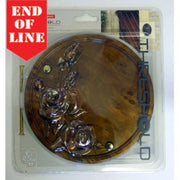 Centurion Wood Effect Rose Plaque - Pack of 2