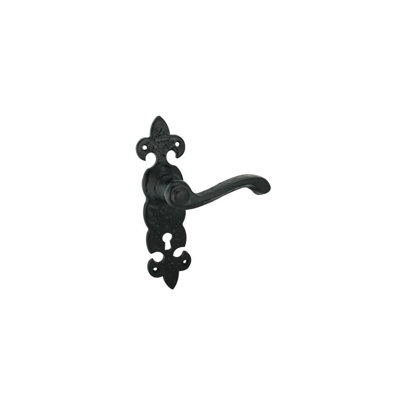 Black Antique Handles - Fleur De Lys