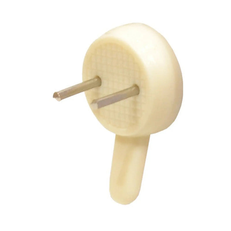 Centurion 22mm Plastic Hard Wall Picture Hooks - Pack of 100