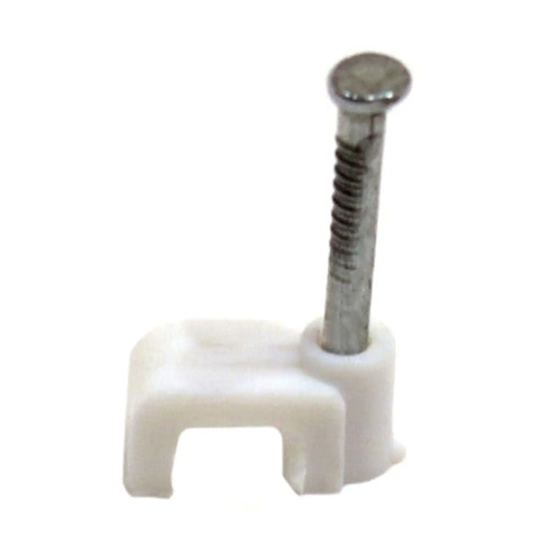 Centurion White Bellwire T+E Cable Clips - Pack of 100