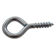 Centurion Steel Screw Eyes - Zinc Plated - 30mm x 3mm - Pack of 100