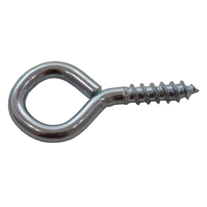 Centurion Steel Screw Eyes - Zinc Plated - 30mm x 3mm - Pack of 100