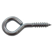 Centurion Steel Screw Eyes - Zinc Plated - 40mm x 3.6mm - Pack of 100