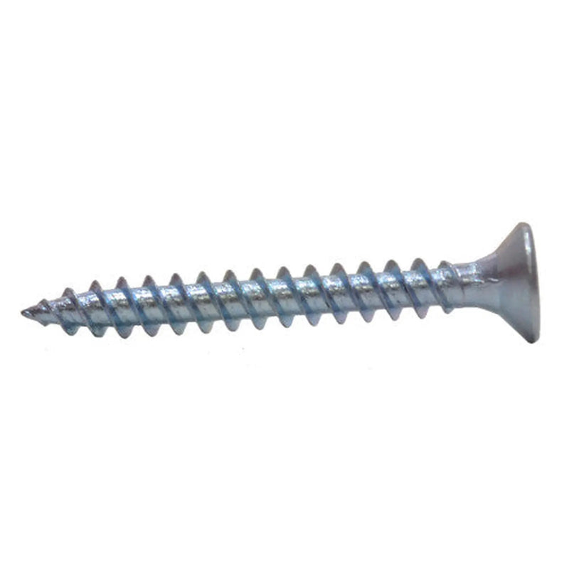 Centurion 1 1/4" x 7 ZP Cross Recessed Hardened Twin Thread Woodscrews with Countersunk Head  (200)
