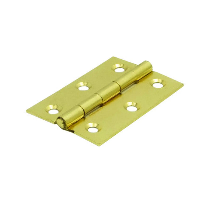 Centurion Steel Butt Hinges, Brassed, 75mm - Pack of 10