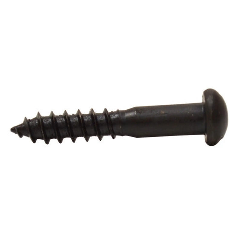 Centurion 1" x 8 Pozi Round Head Woodscrew - Black Japanned - (200)