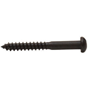 Centurion 1 1/2" x 8 Pozi Round Head Woodscrew - Black Japanned - (200)
