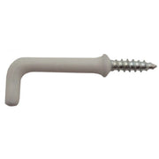 Centurion 32mm White PVC Shouldered Dresser Hooks - Pack of 100