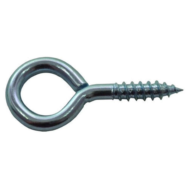 Centurion Steel Screw Eyes - Zinc Plated - 55mm x 5mm - Pack of 100