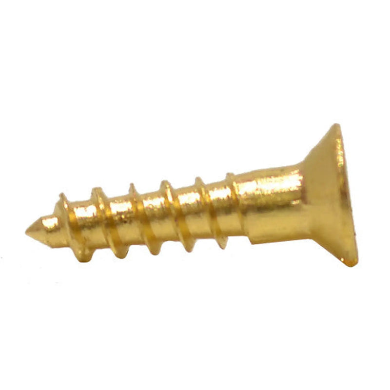 Centurion 1/2" x 4 Slotted Brass Woodscrew - Countersunk Head - (200)