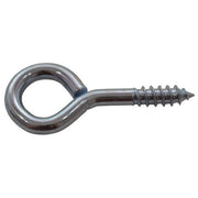 Centurion Steel Screw Eyes - Zinc Plated - 65mm x 6mm - Pack of 100