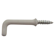 Centurion 25mm White PVC Shouldered Dresser Hooks - Pack of 100