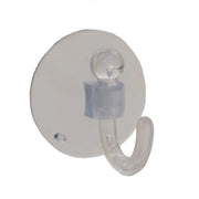 Centurion 40mm Clear Plastic Suction Hook - Pack of 50