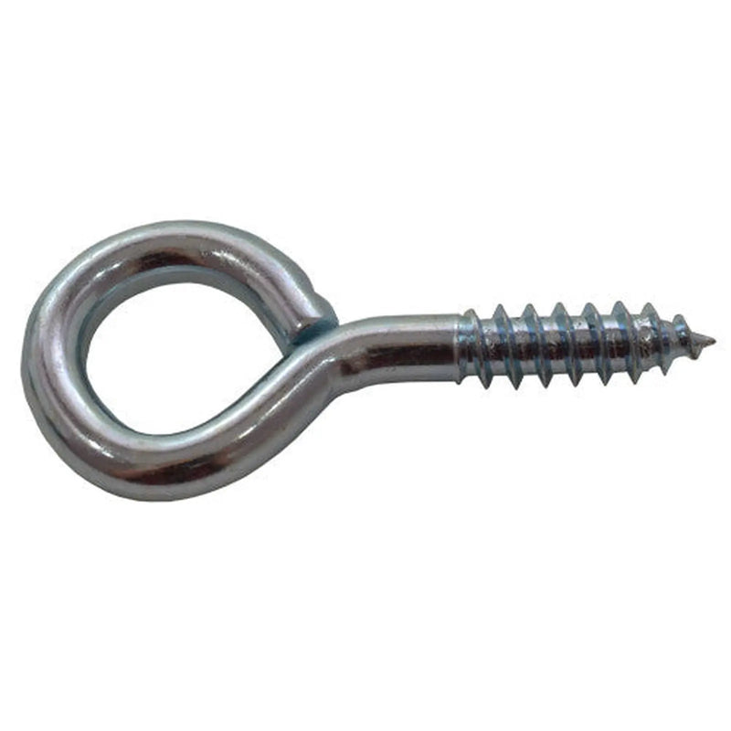 Centurion Steel Screw Eyes - Zinc Plated - 75mm x 18mm - Pack of 50