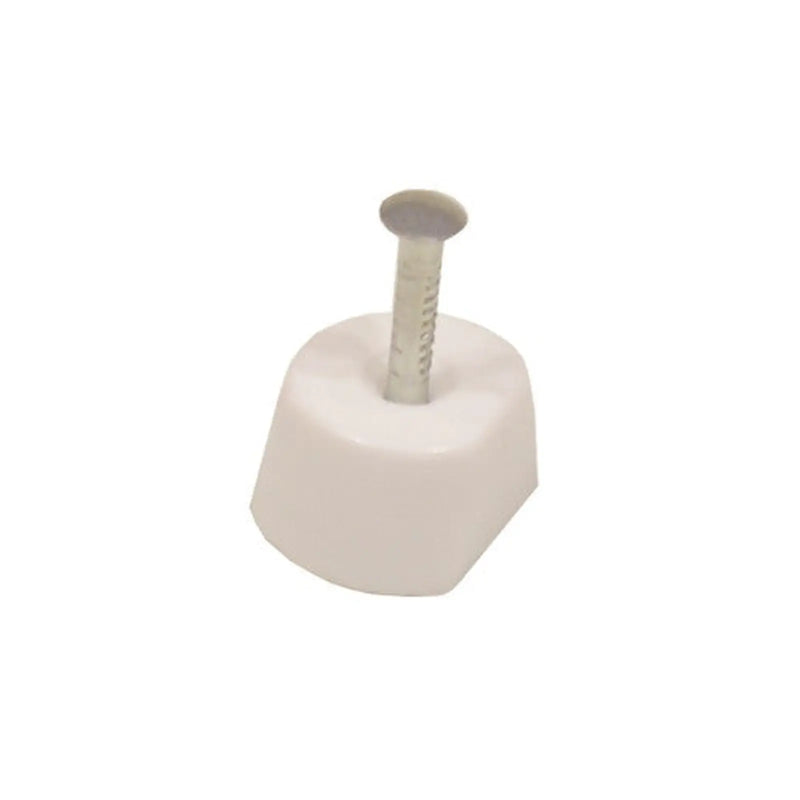 Centurion 15mm Diameter White Nail In Shelf Supports - Pack of 250