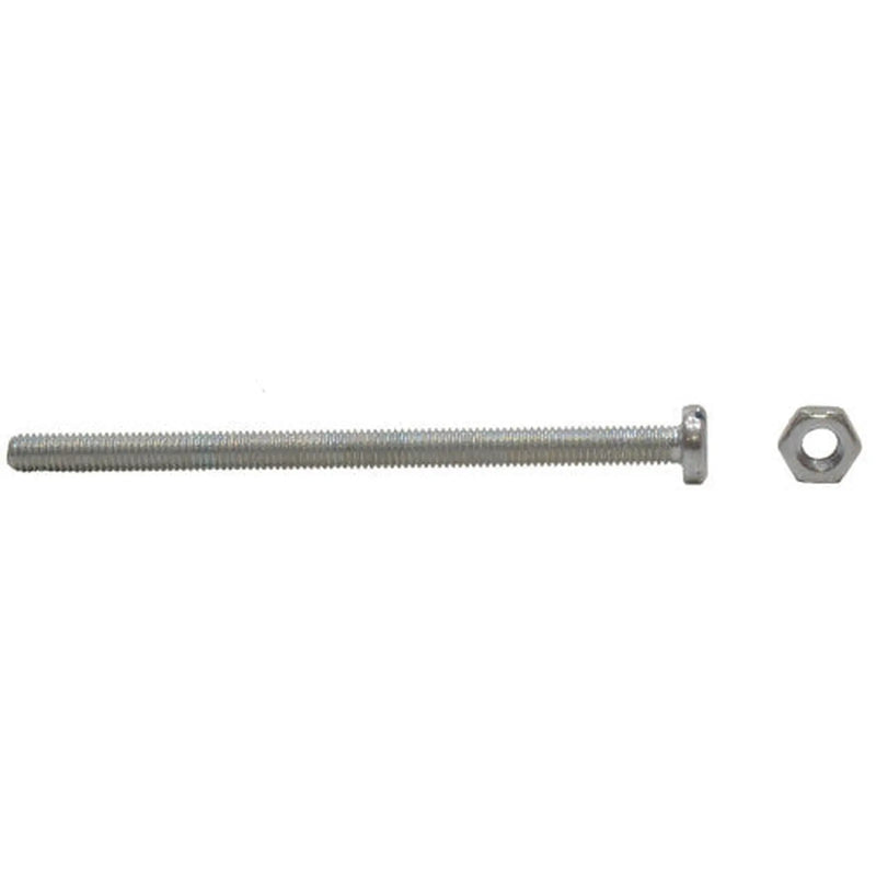 Centurion M3 x 50mm Machine Screws & Nuts - Zinc Plated - (100)