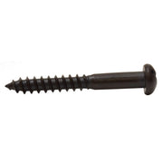 Centurion 1 1/2" x 10 Pozi Round Head Woodscrew - Black Japanned - (200)