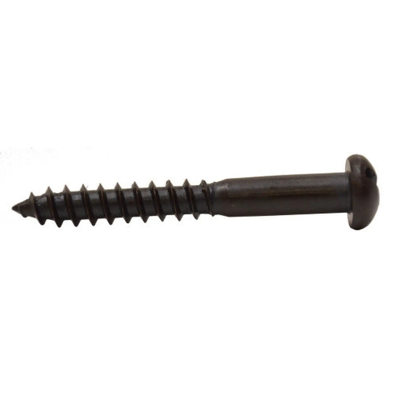 Centurion 1 1/2" x 10 Pozi Round Head Woodscrew - Black Japanned - (200)